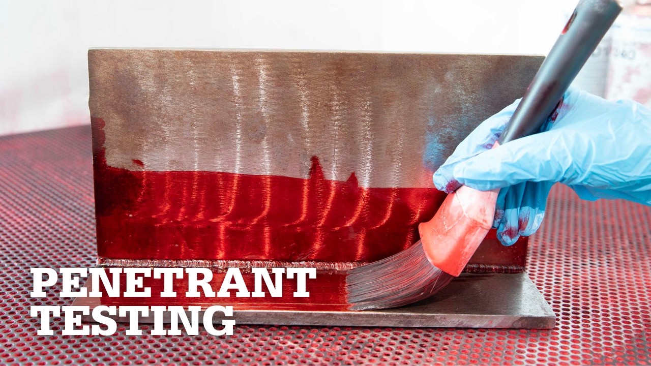 Penetrant testing | Colour contrast technique | Argyll Ruane