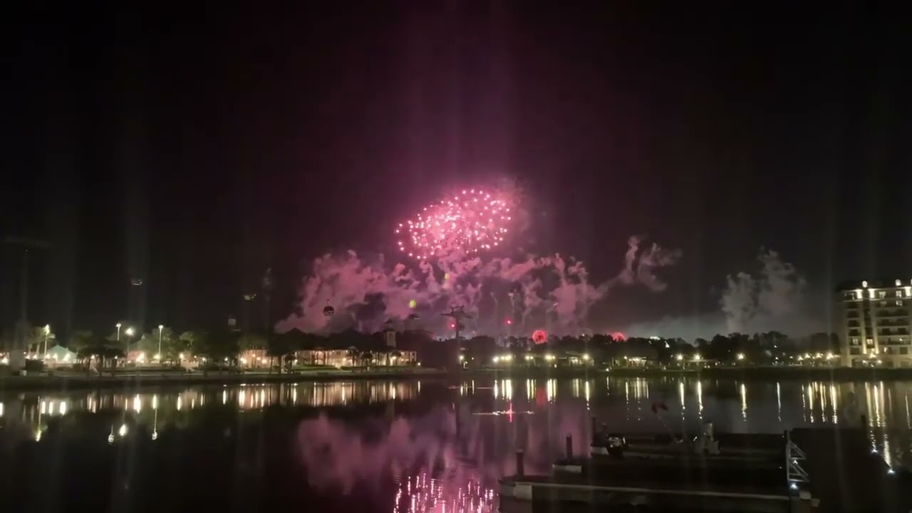 Epcot New Year's Eve Fireworks 2021-2022
