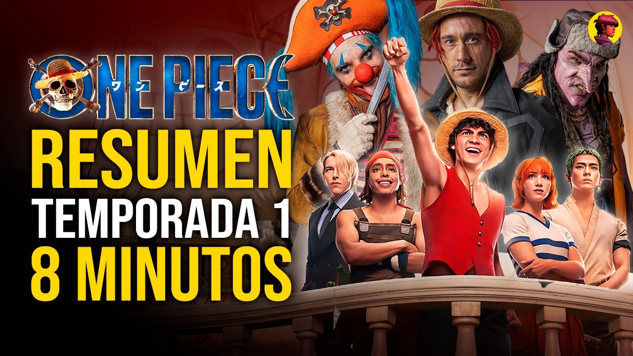 ONE PIECE | RESUMEN de la TEMPORADA 1 en 8 MINUTOS (NETFLIX)