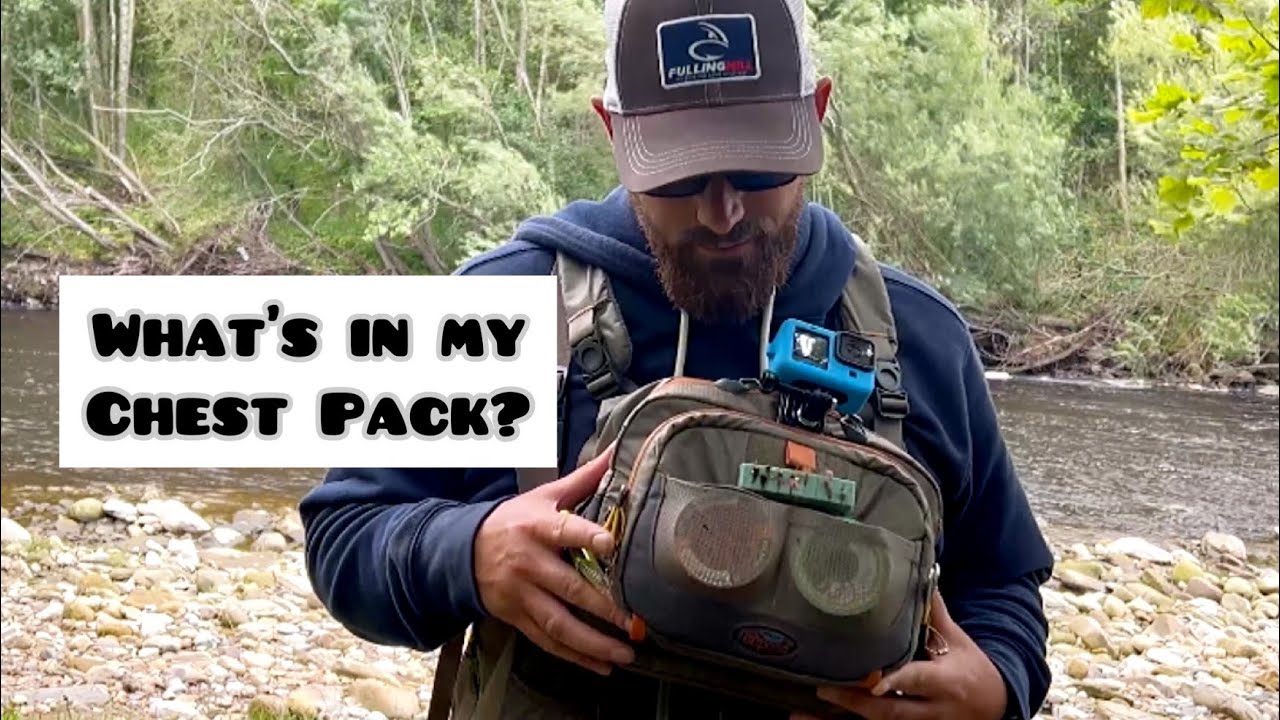 What’s in my chest pack? River flyfishing euronymphing pac.