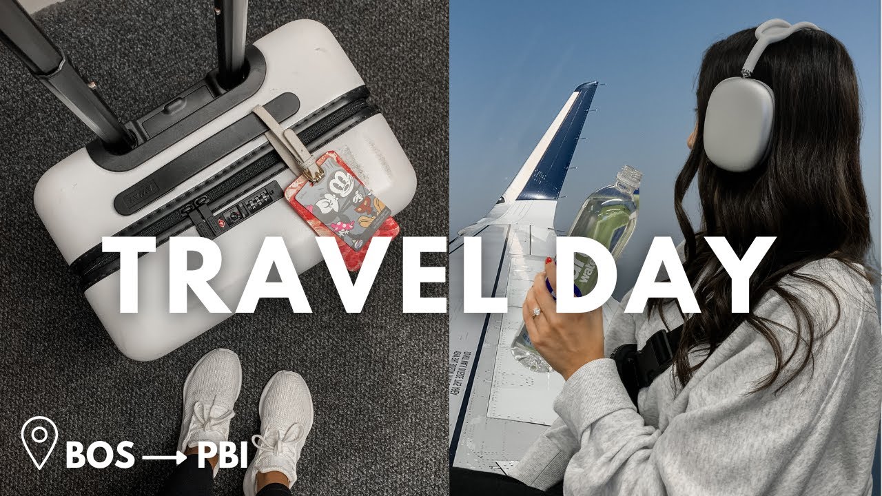 TRAVEL DAY VLOG - flying to Florida, dinner in the airport, snacks, AirPods Max review & more! ✈️✨