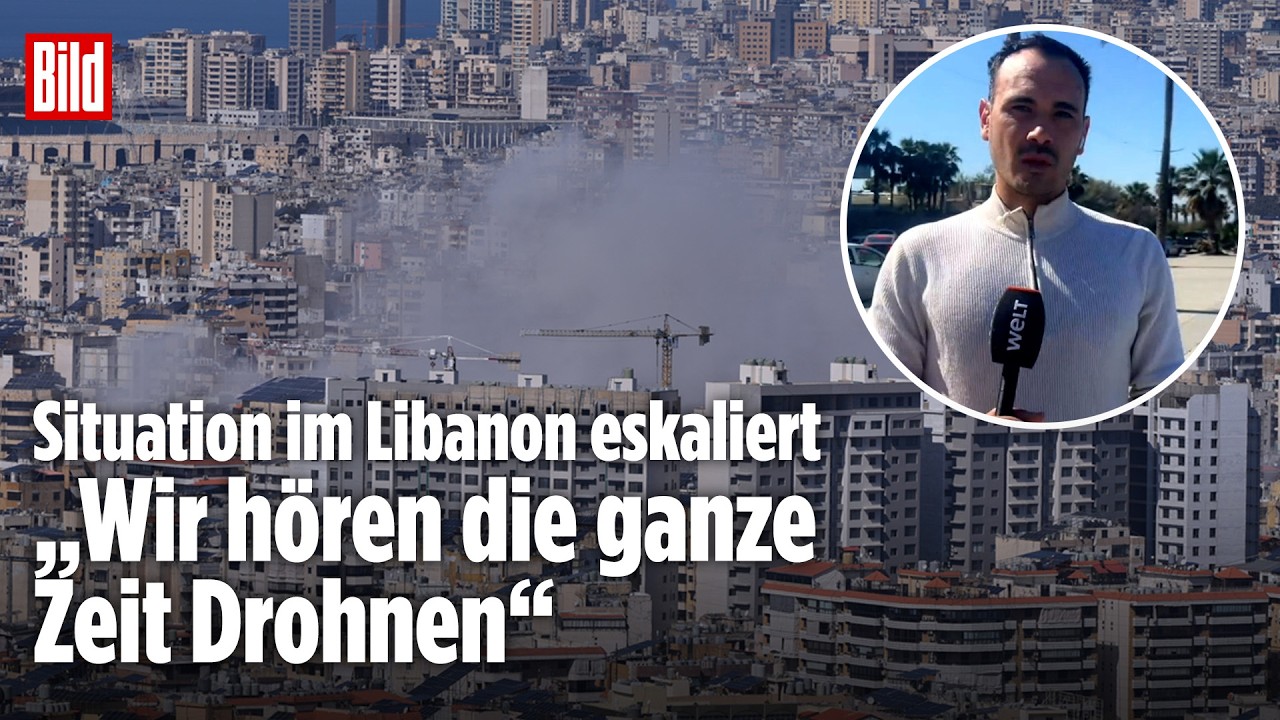 SITUATION IM LIBANON ESKALIERT: Israelische Aufklärungsdrohnen über Beirut
