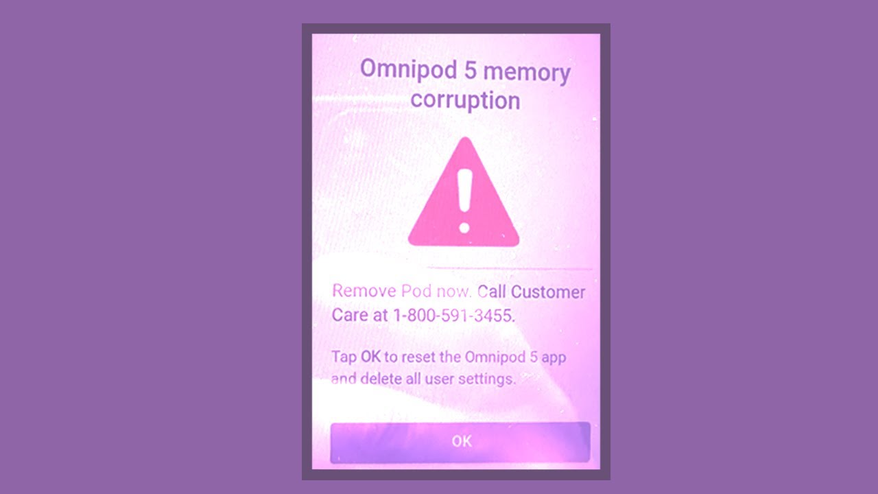 What to do when your OmniPod Breaks