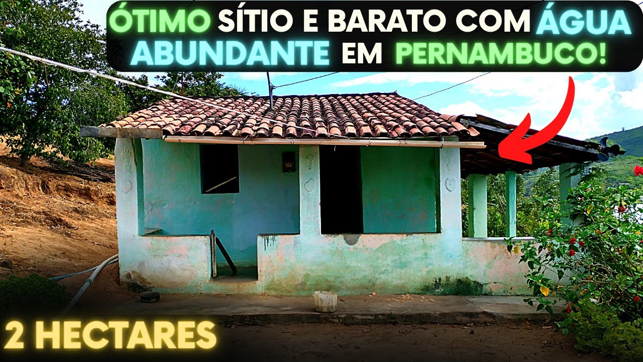 (VENDIDA) Sítio ÓTIMO e BARATO, na beira da BARRAGEM BITURY! em Belo Jardim-PE