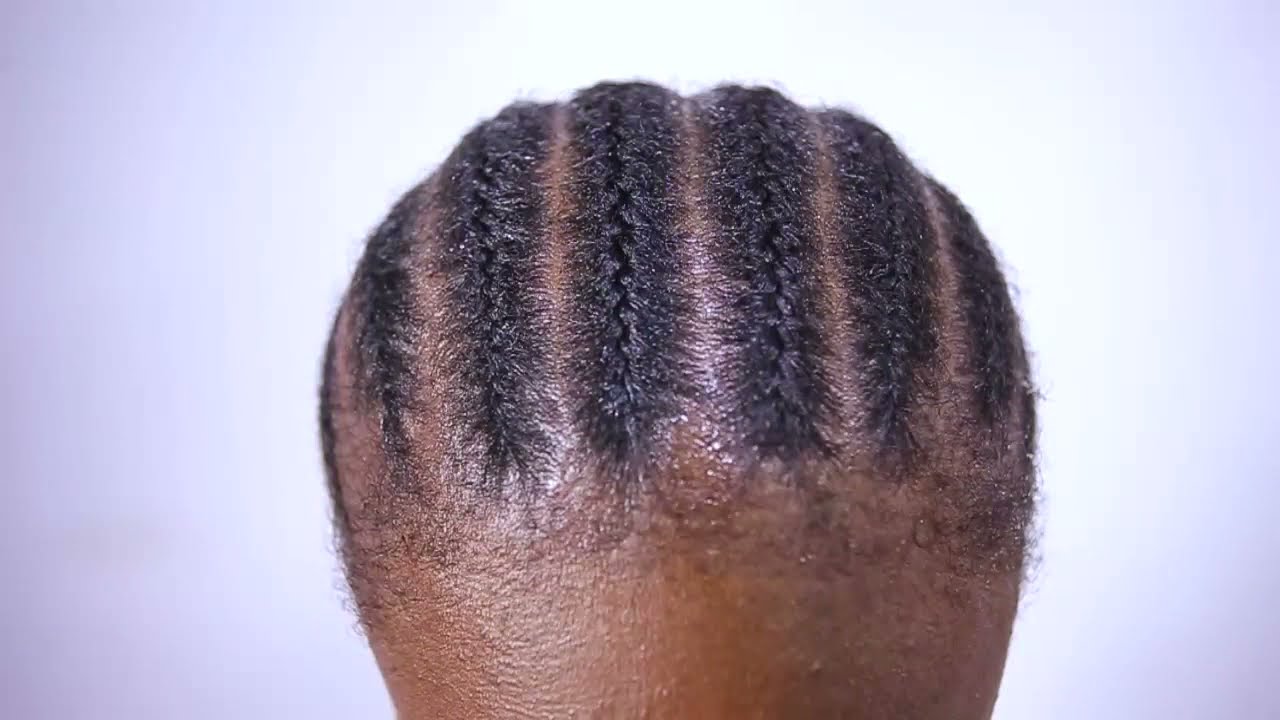 How to make Didi Olowo (inward cornrows) Nigerian protective Hairstyle/French braids