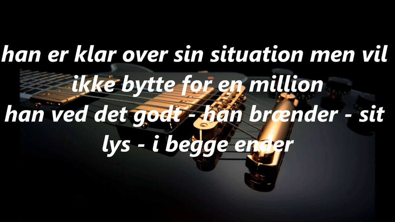 Han brænder sit lys  Tonny Aabo 1991