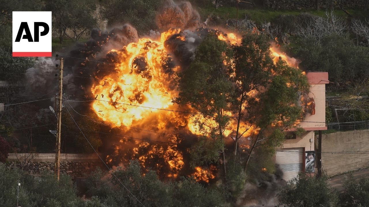 Video shows Israeli jets striking villages in southern Lebanon