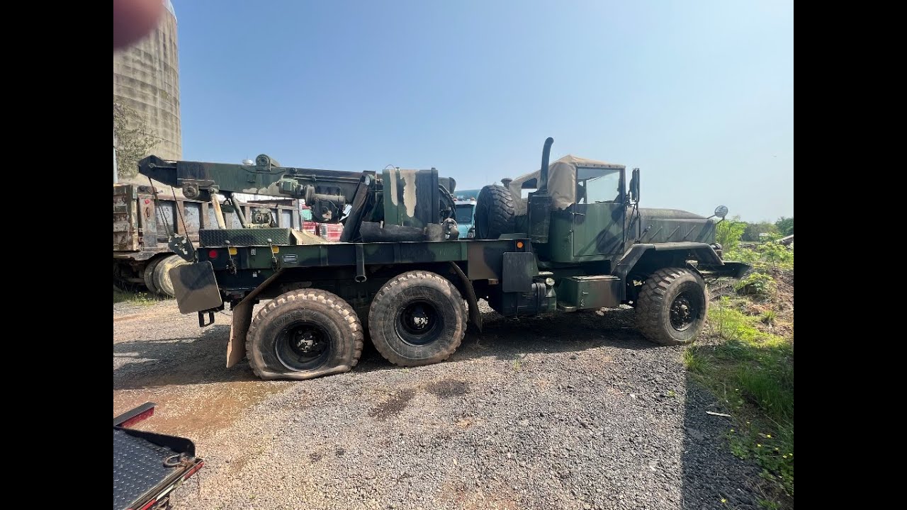 Picking Up some 'New' Tires for the M936 from a GovPlanet Site