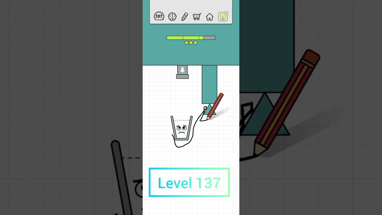 Happy glass level 137#gaming