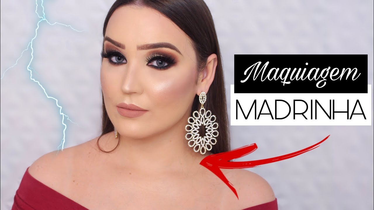 MAQUIAGEM MADRINHA MARCANTE - QUERO ME MAQUIAR EM CASA