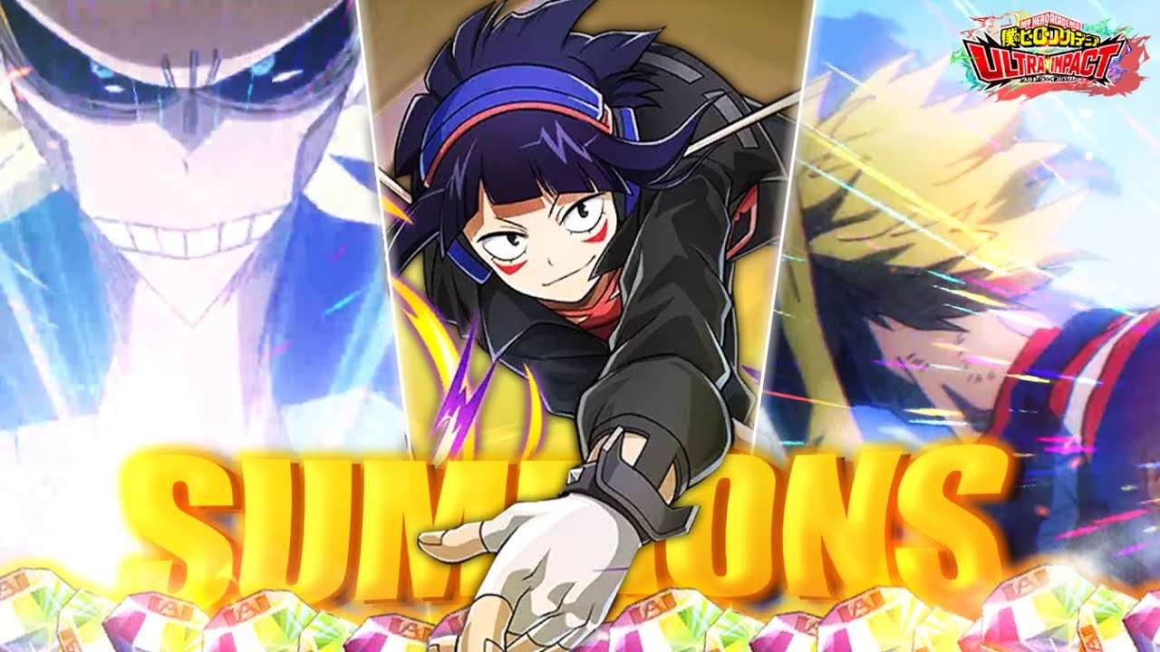 CRAZY BACK 2 BACK LUCK JIRO SUMMONS in My Hero Academia: Ultra Impact