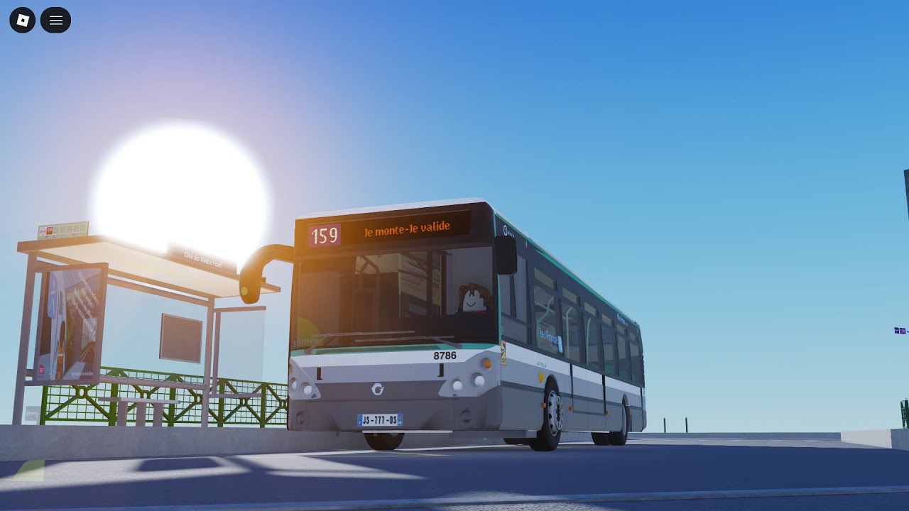 [Timeplase] Bus 159 | Centre bus de Charlebourg DFSO Roblox [Heuliez bus]