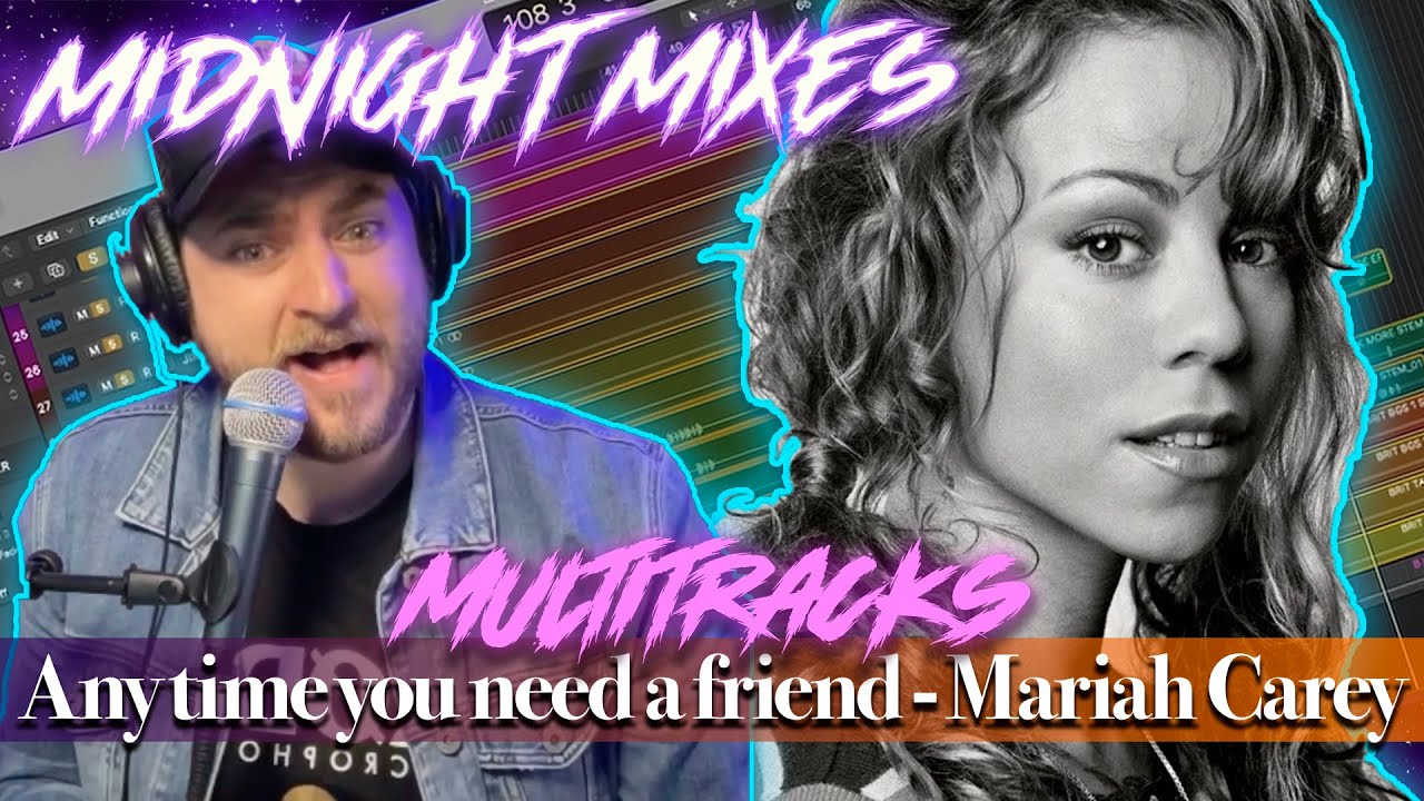 Any Time You Need A Friend - Mariah Carey - RAW Multitrack and Stems Reaction