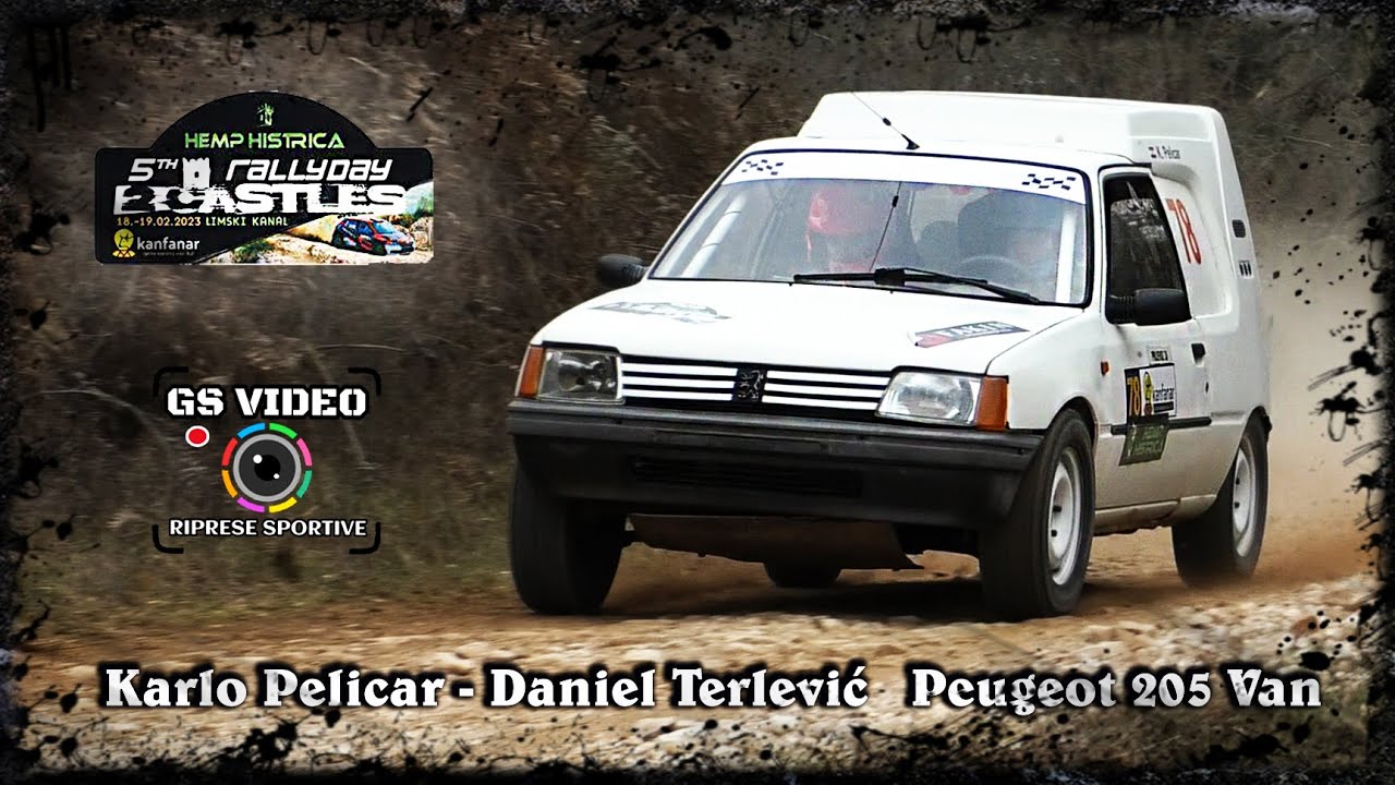 5° RallyDay Due Castelli 2023 | Karlo Pelicar - Daniel Terlević | Peugeot 205 Van