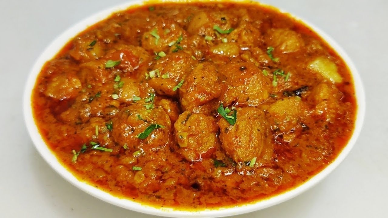 Soyabean Ki Sabji Recipe | Aloo Nutri Ki Masaledar Sabji | Soya Chunks Curry | Easy Lunch Dinner 