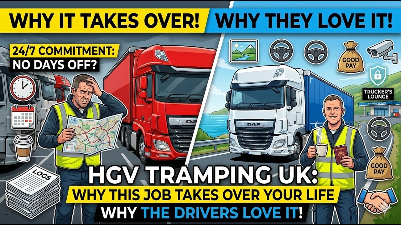 HGV Tramping UK: Why This Driving Job Takes Over Your Life (And Why Drivers Love It)