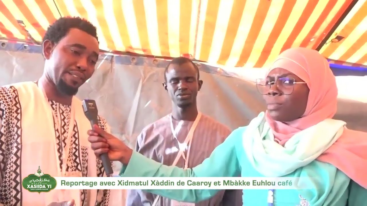 M&agrave;ggalug Xasiida Yi 2024 Reportage avec Xidmatul X&agrave;ddin de Thiaroye et Mb&agrave;kke Euhlou caf&eacute;