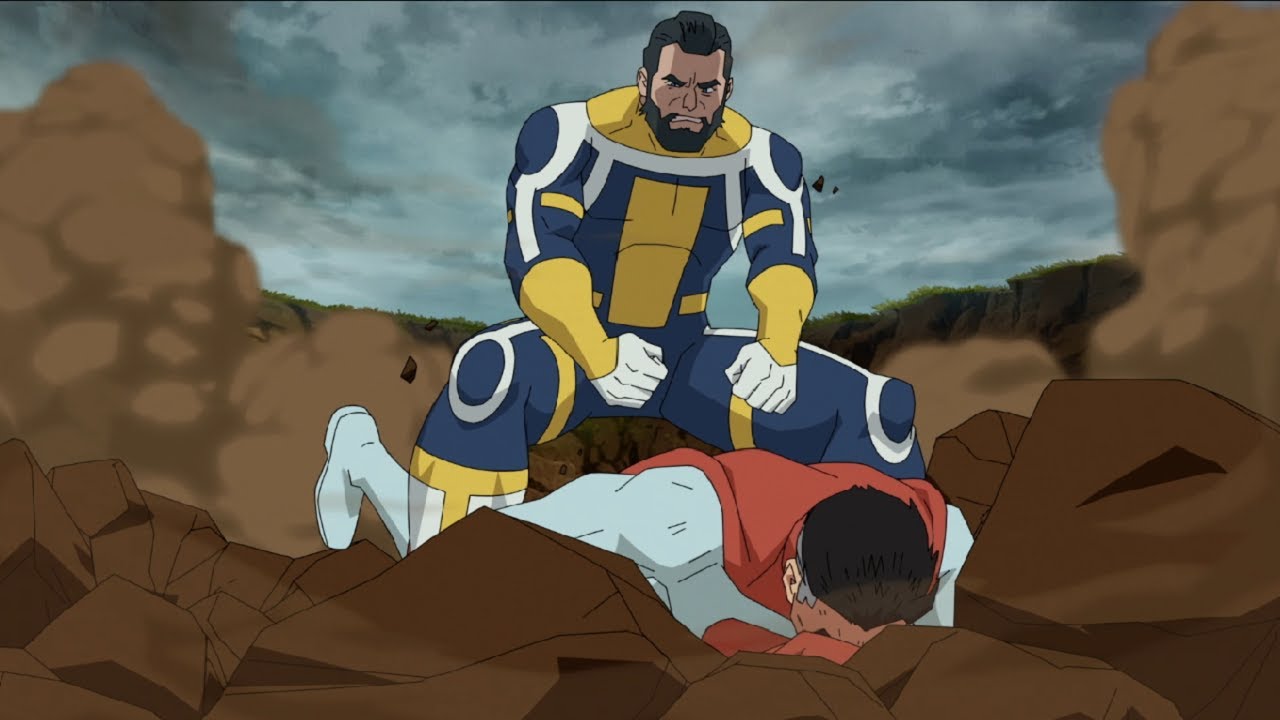Omni Man vs Imortal AMV (gangsters paradise - like a storm)