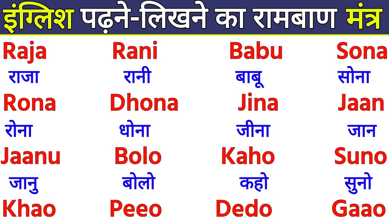अंग्रेजी पढ़ना सीखने गजब तरीका | English padhna kaise sikhe | How to learn english