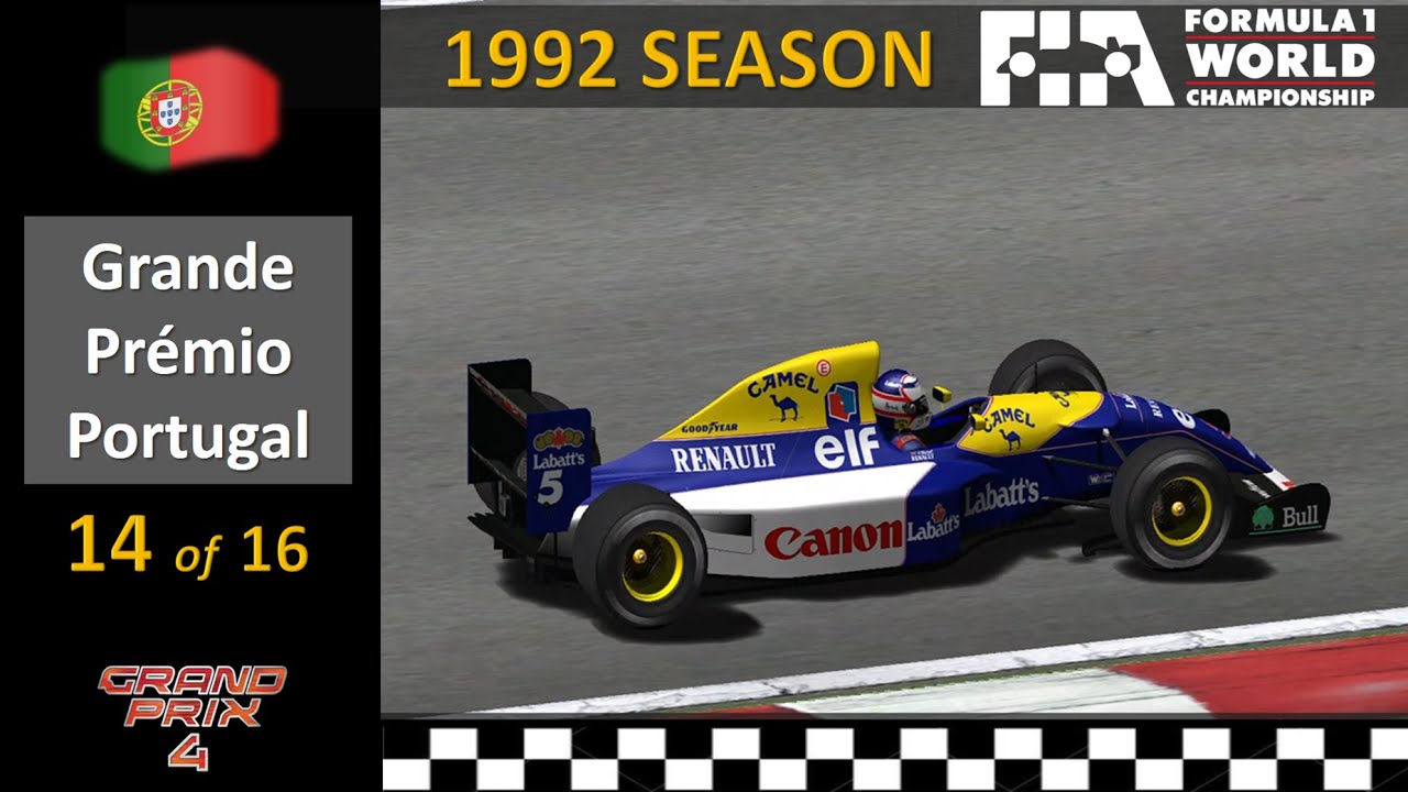 1992 - Race 14 - Portugal (GP4 F1 History Simulation)