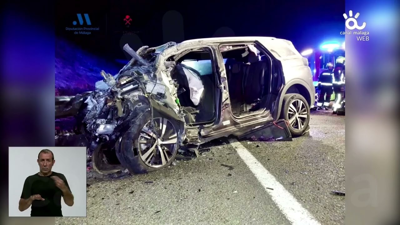 250904 #PolicíaLocalMálaga 🚔 5 fallecidos accidentes carreteras Provincia #Málaga 📺Canal Málaga