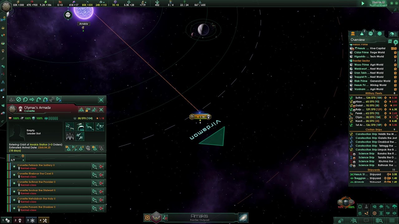 Stellaris #004 &ndash; Overexpanded Hive, Dangerous Neighbours #4X
