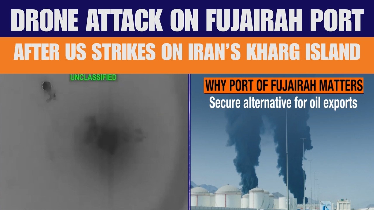 Drone Attack Hits UAE&rsquo;s Fujairah Port, Oil Loading Suspended After Fire