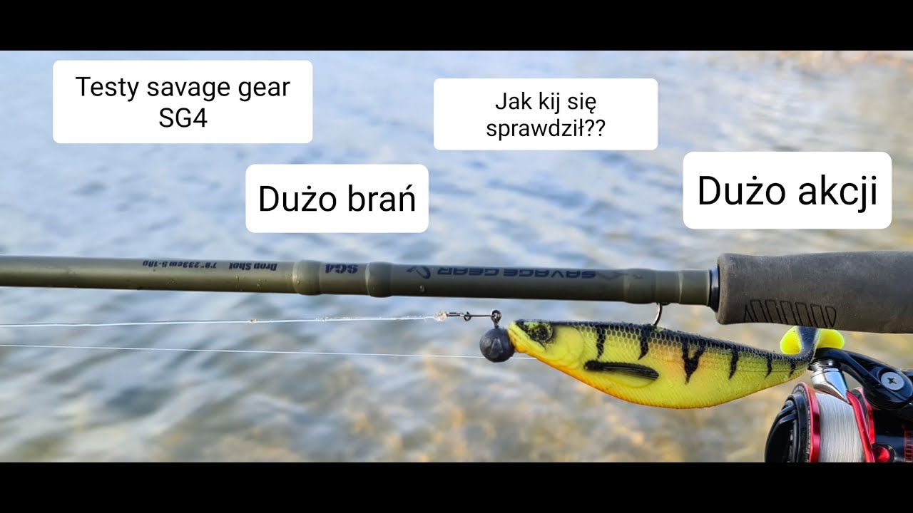 Testy wędki // SAVAGE GEAR SG4 // Dużo brań // wędkarstwo @Savage Gear