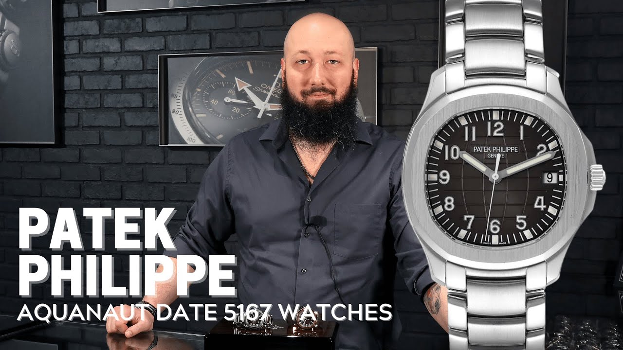 Patek Philippe Aquanaut Steel 5167A and Rose Gold 5167R Watches | SwissWatchExpo