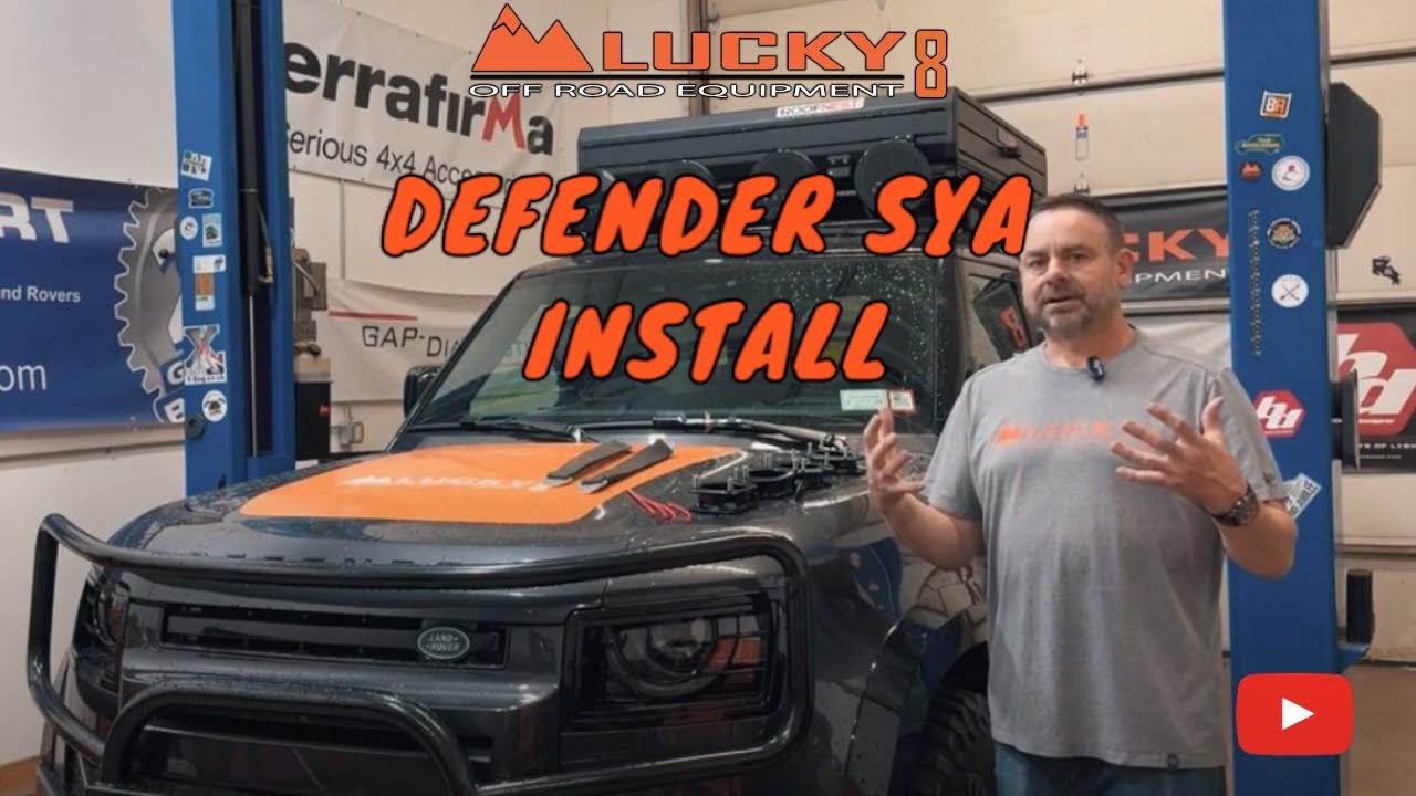 Install Lucky8 SYA Kit on New Defender - Run Larger Tires & Improve Ride Quality