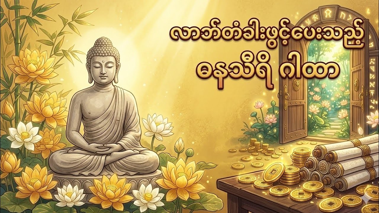 လာဘ်တံခါးဖွင့်ပေးသည့် ဂါထာ မနက်တိုင်းရွတ်ဖတ်ပူဇော်ပါ #တရားတော်များ #တရားတော် #မနက်တိုင်းဖွင့် #တရား 