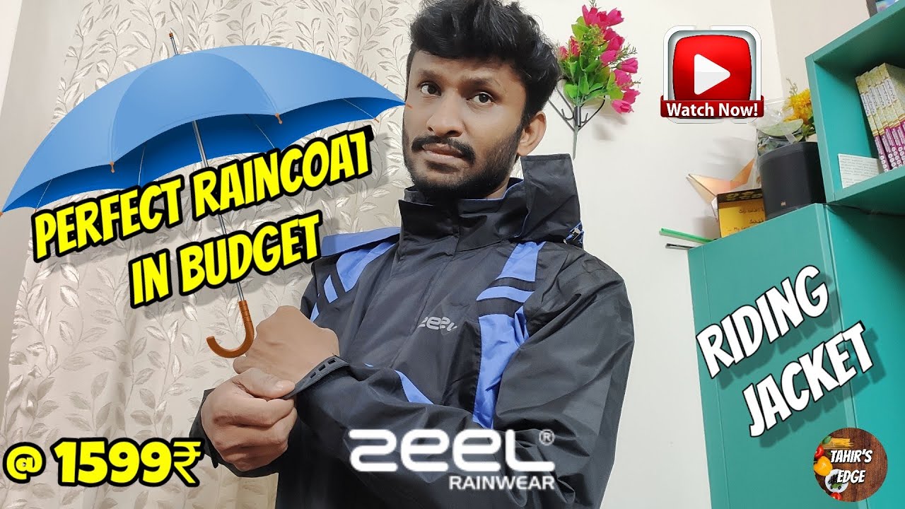 Zeel raincoat unboxing 
