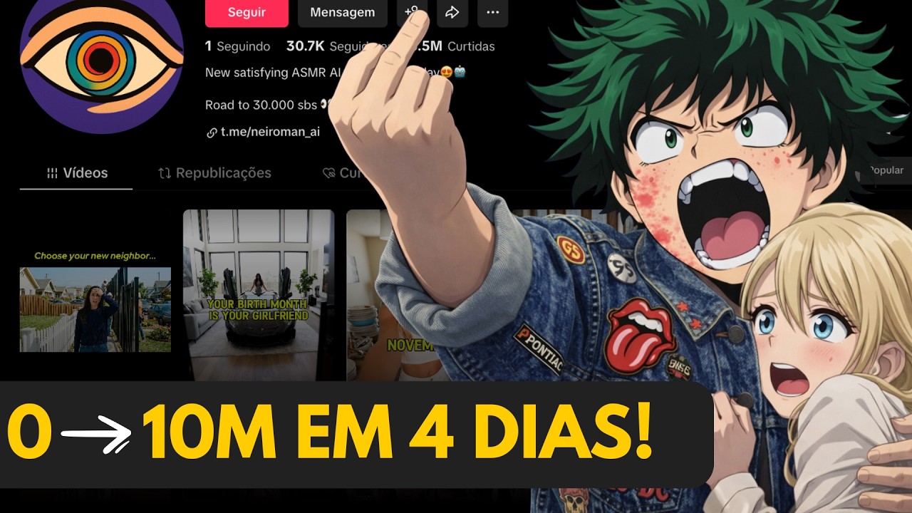 🤯VIDA SEM PATRÃO? Como Criar Shorts Virais de ASMR para Monetizar Rápido!