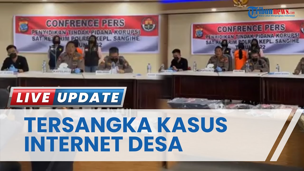 Rugikan Negara Rp 5 M, Polres Sangihe Tetapkan 4 Tersangka Kasus Korupsi Internet Desa