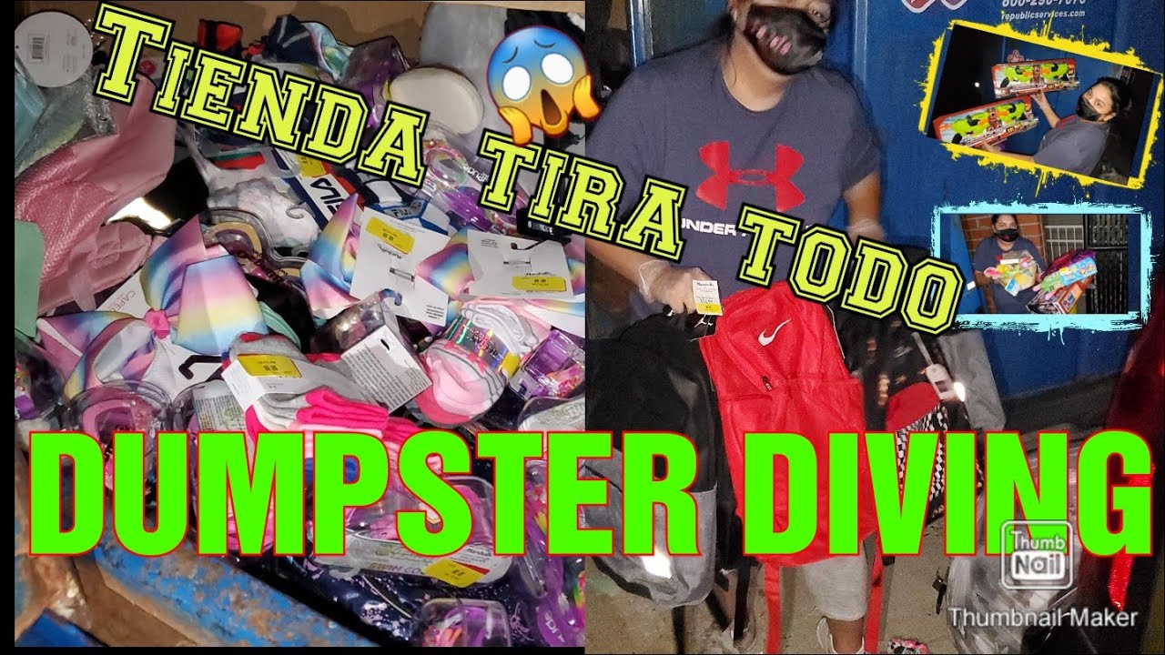 ♻️Super MEGA Hallazgos Tienda tira todo a la basura 😱Dumpster Diving/Lo Que Tiran en USA 🇺🇸