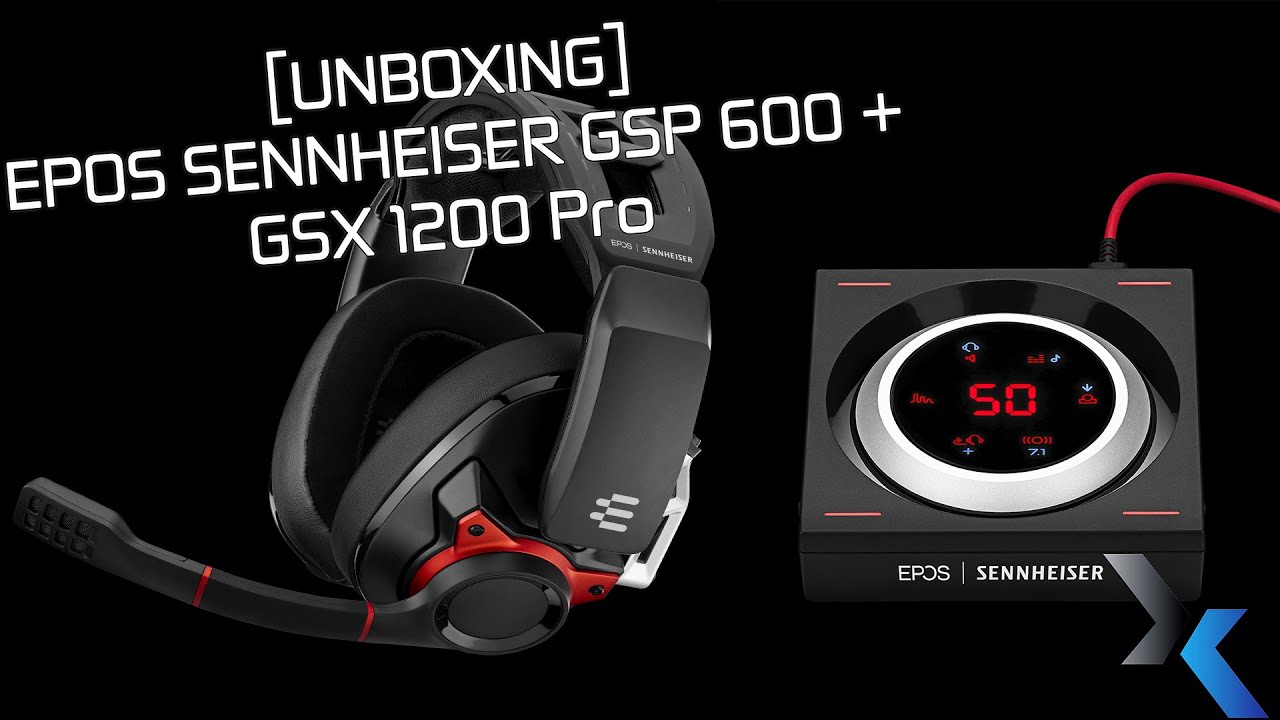 [Unboxing ITA] EPOS SENNHEISER GSP 600 e GSX 1200 Pro