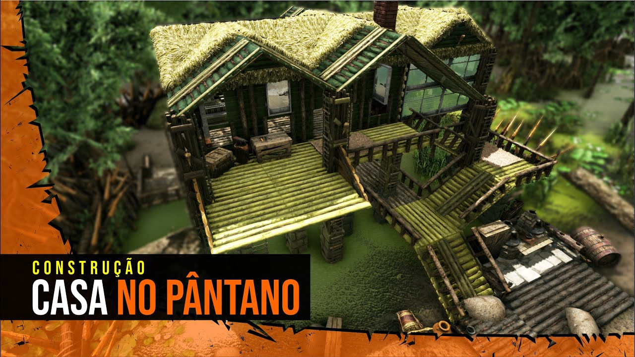COMO fazer uma CASA no PÂNTANO no Ark