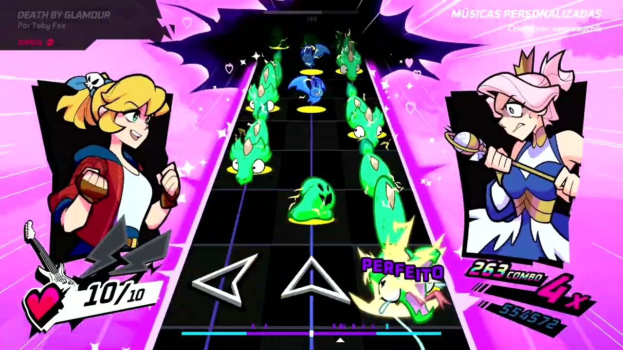 Rift of The NecroDancer (Custom Song) - Death by Glamour Full combo (Hard)