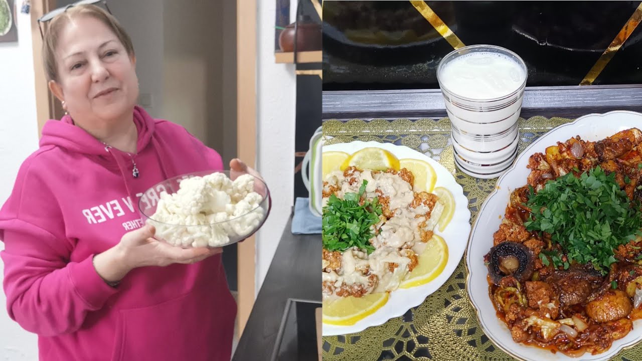 اليوم طبختنا كانت زهرة مقلي بطريقتن واطيب تبلة🥦🧄🧅