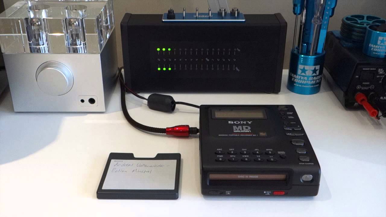 Sony MZ-1 Minidisc Recorder Playback Test (Jun 2015)
