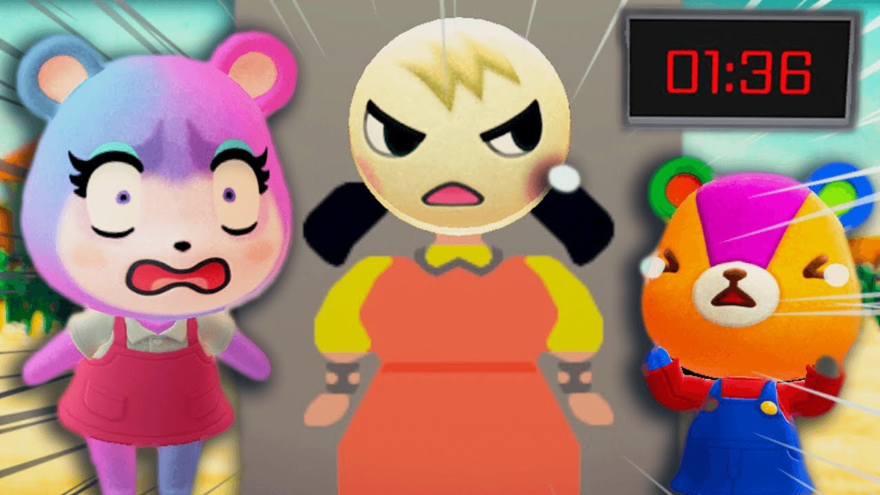 ANIMAL CROSSING VILLAGERS PLAY SQUID GAME...