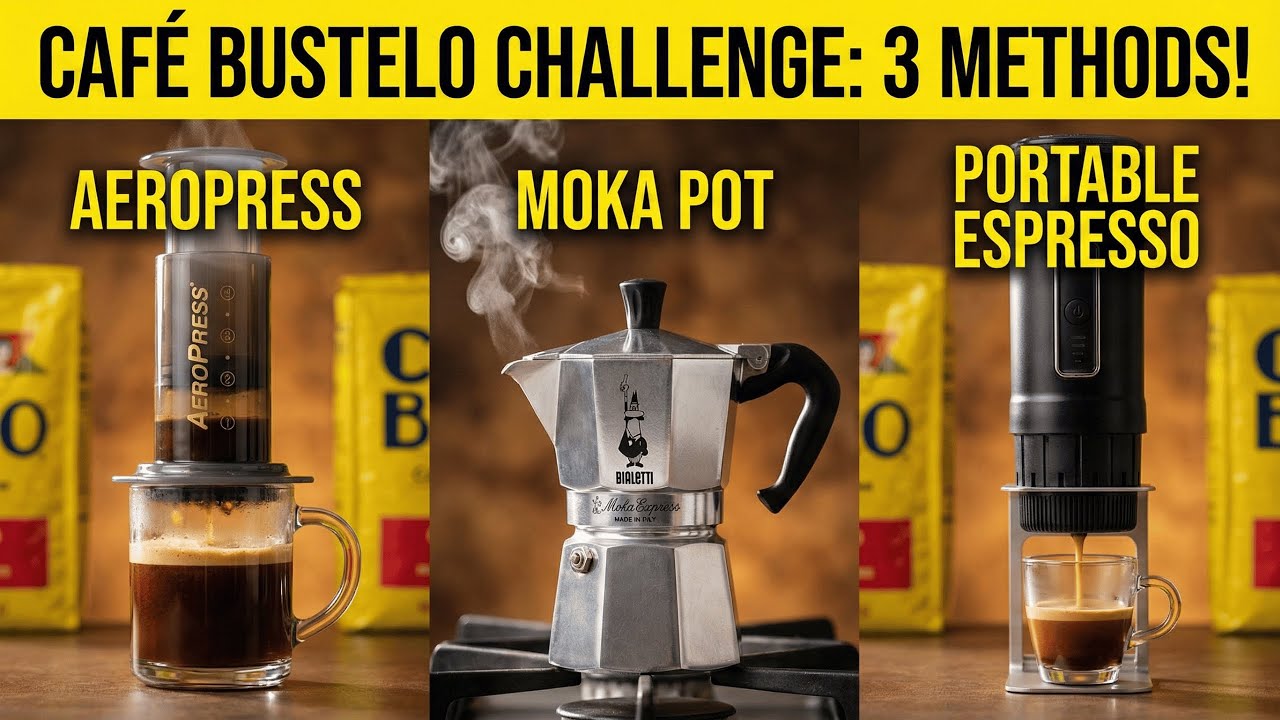 $5 coffee. AeroPress vs. Moka Pot vs. Portable Machine. Which one wins?
