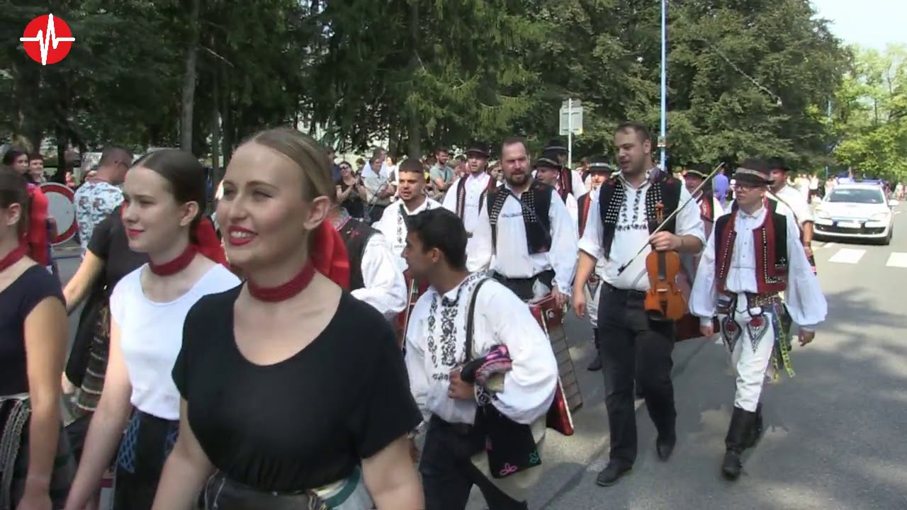 Dubnický folklórny festival 26. ročník - Sprievod mestom a večerný program Dubnica nV 24.8.2019