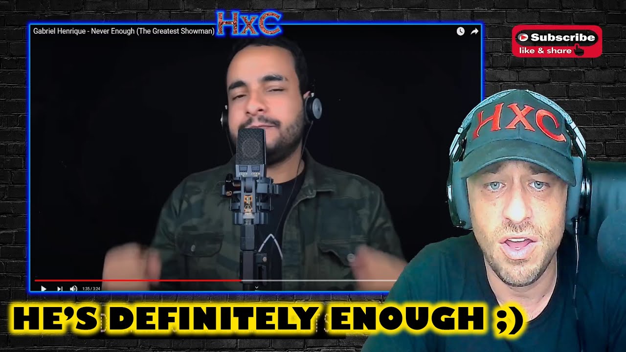Gabriel Henrique - Never Enough (The Greatest Showman) Reaction!
