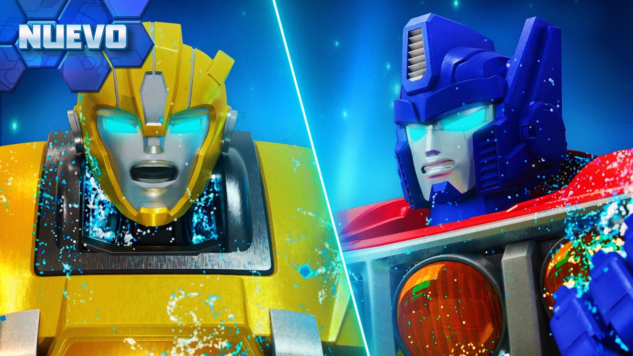 ¡Misión Cooperativa de Optimus Prime: En Busca del UPGRADE! | E15 | Transformers: CYBERWORLD