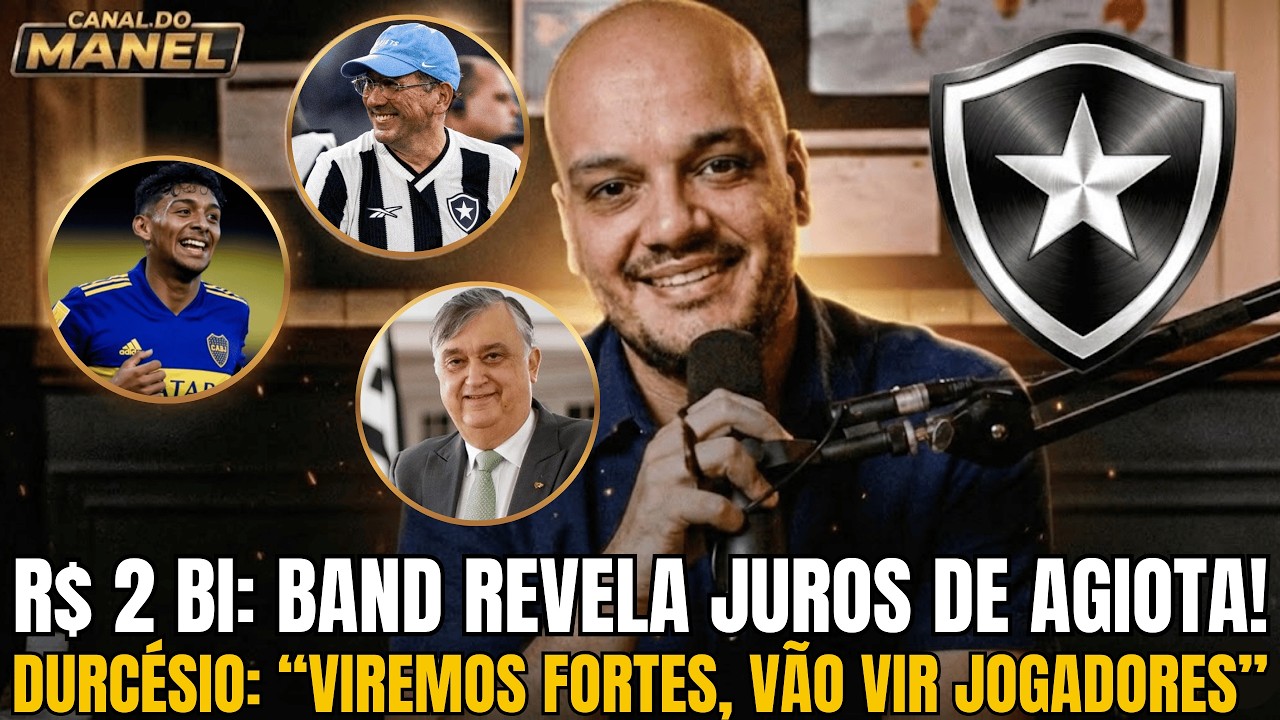 🚨 R$ 2 BI: BAND EXPÕE NÚMEROS DO EMPRÉSTIMO DE TEXTOR DURCÉSIO: VIRÃO JOGADORES, BOTAFOGO VEM FORTE