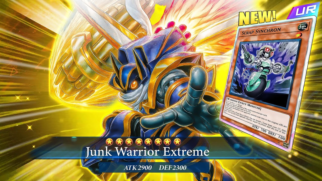 NEW Support For JUNK WARRIOR Is BUSTED! - Scrap Synchron