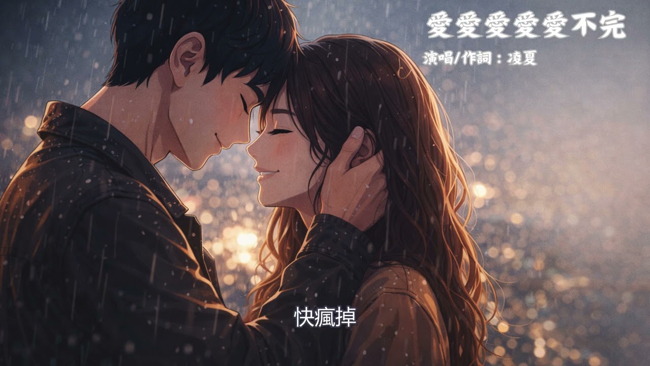 凌夏 - 愛愛愛愛愛不完 (Official Lyric Video)【原創甜蜜情歌】