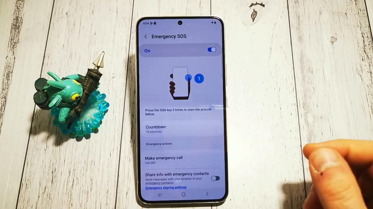 SAMSUNG GALAXY S22: How to turn on emergency SOS function | Quick Guide
