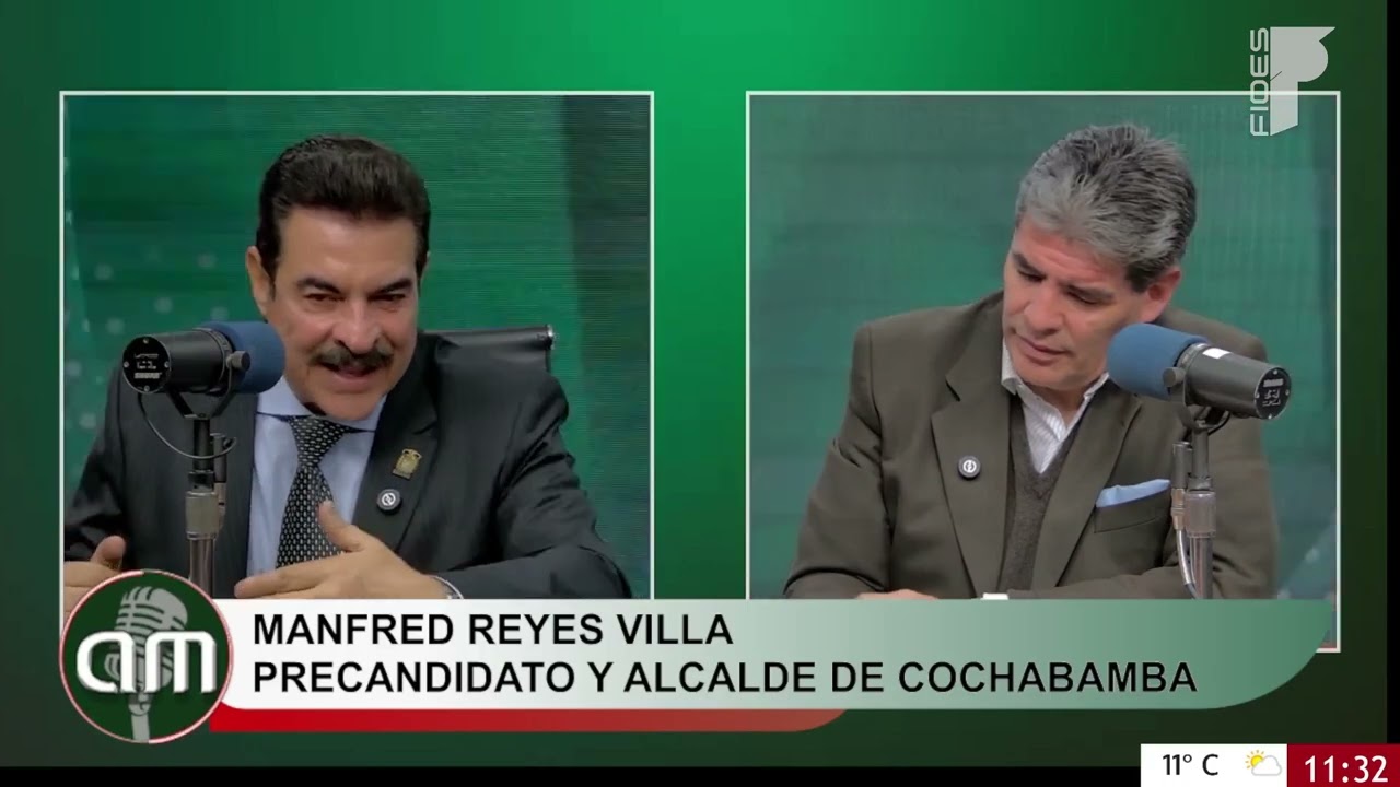 🟢Manfred Reyes Villa - Precandidato y alcalde de Cochabamba |03.04.25|